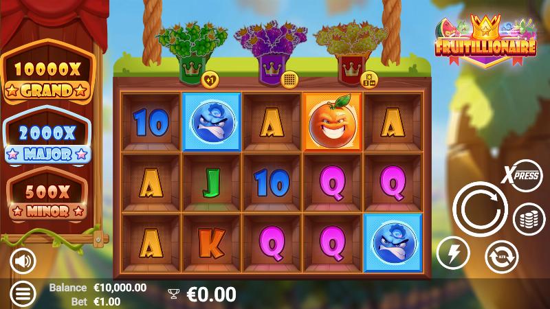 Fruitillionaire slot game artwork