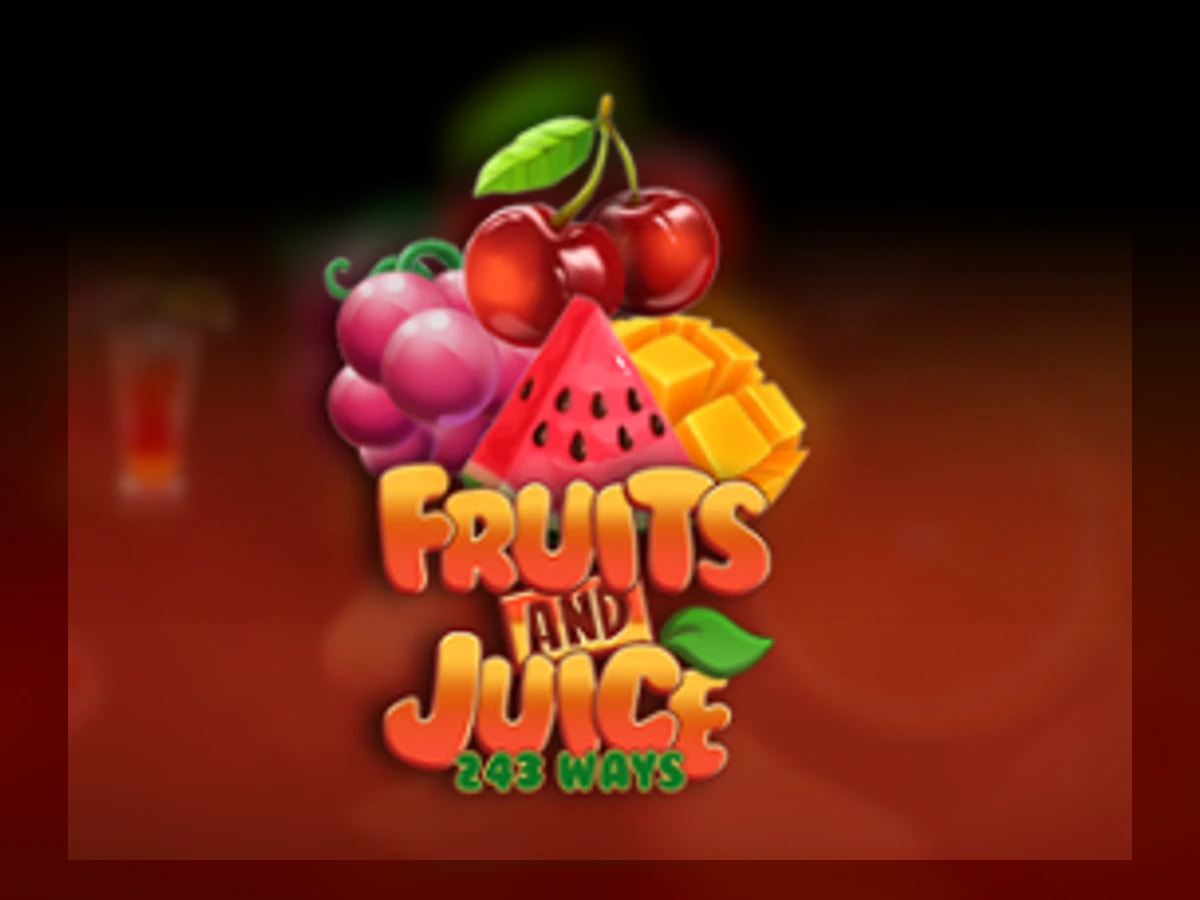 Fruits and Juice: 243 Ways slot game artwork