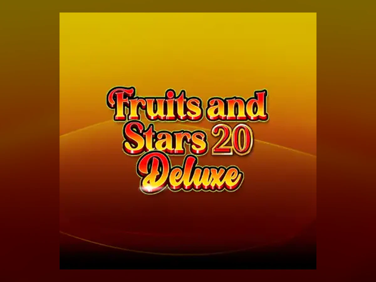 Fruits and Stars 20 Deluxe slot game artwork