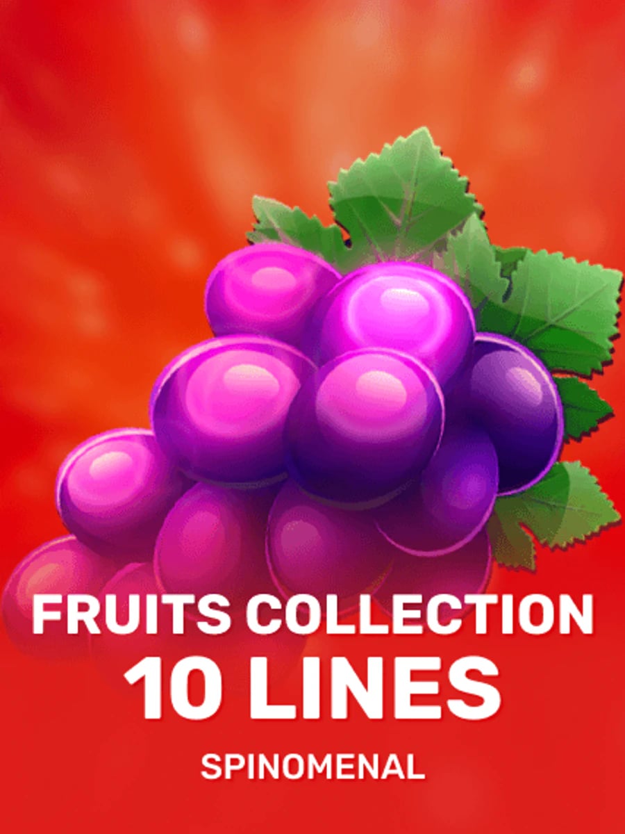 Fruits Collection 10 Lines slot game artwork