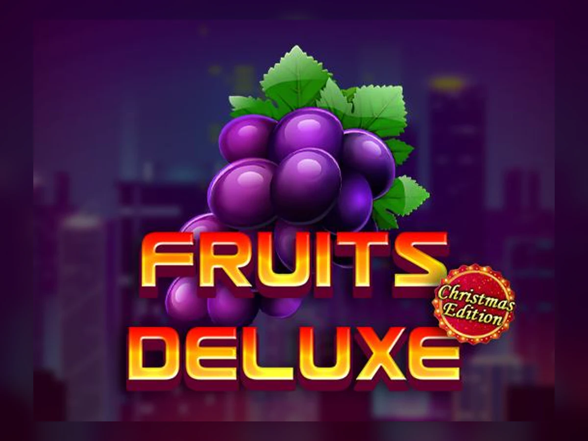 Fruits Deluxe Christmas Edition slot game artwork