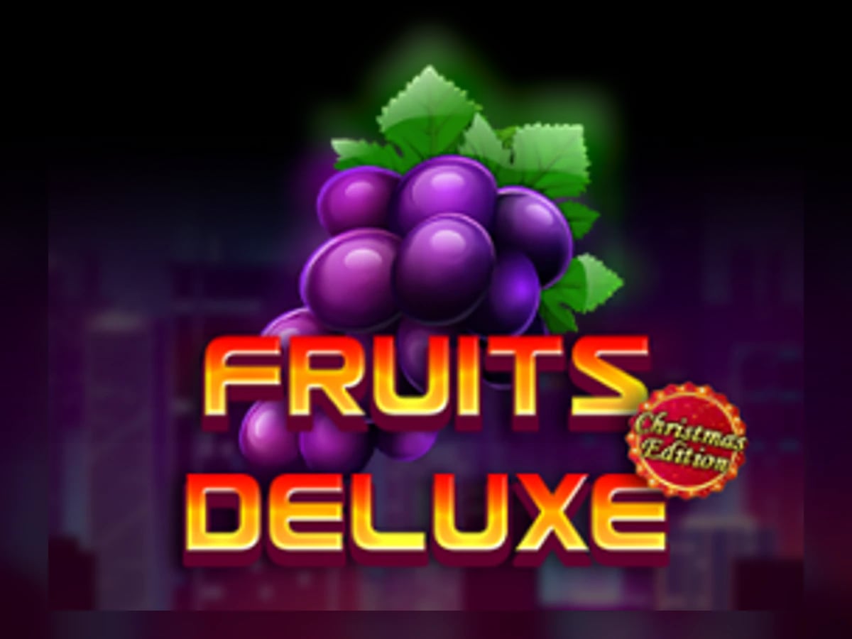 Fruits Deluxe Christmas Edition slot game artwork