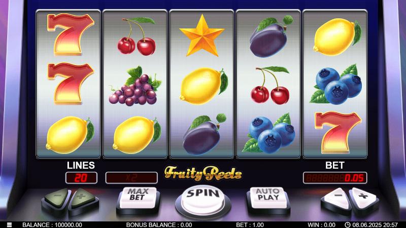 Fruity Reels slot game artwork