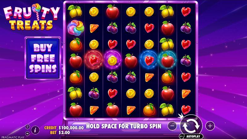 Fruity Treats slot game artwork