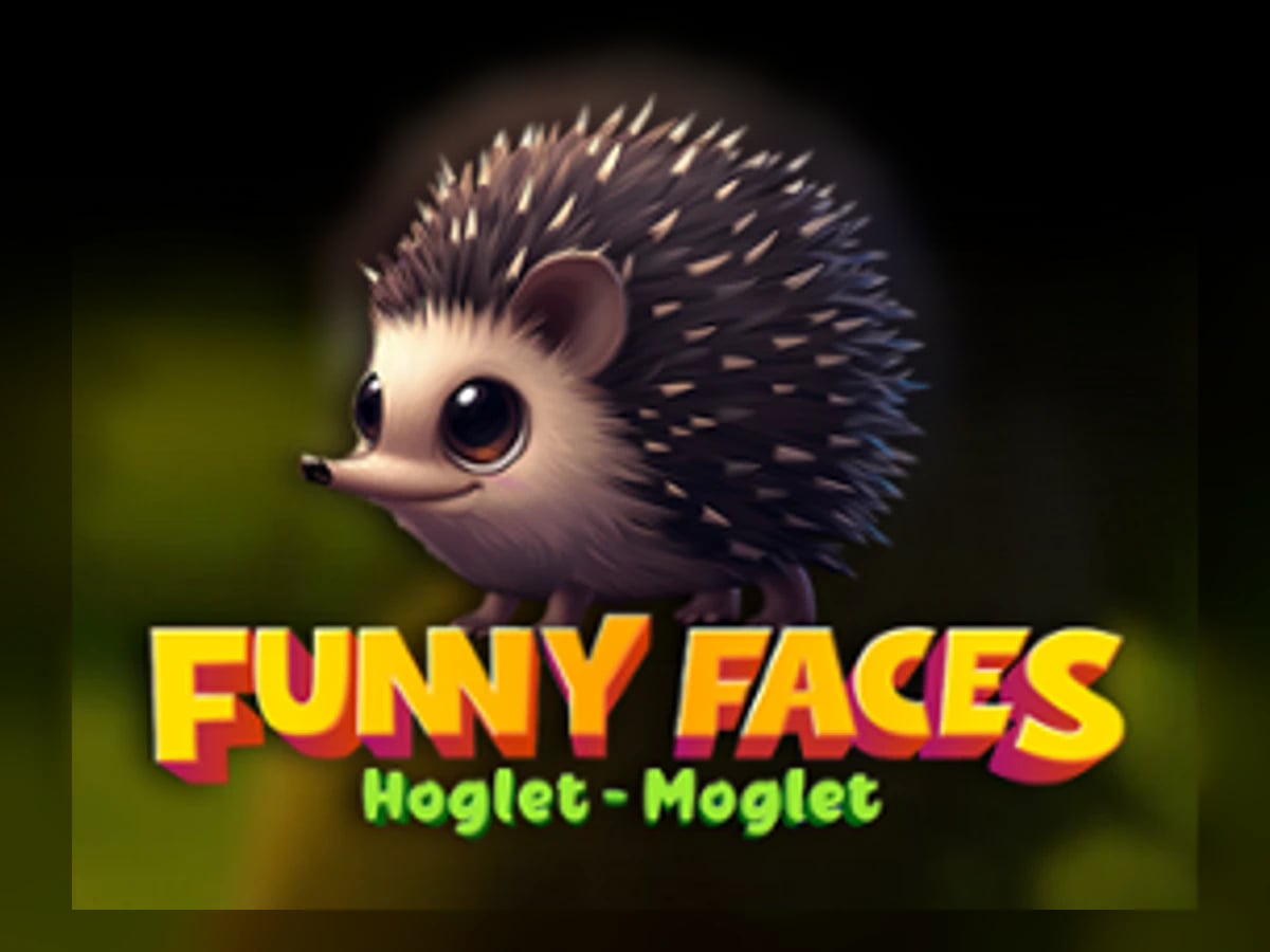 Funny Faces: Hoglet-Moglet slot game artwork