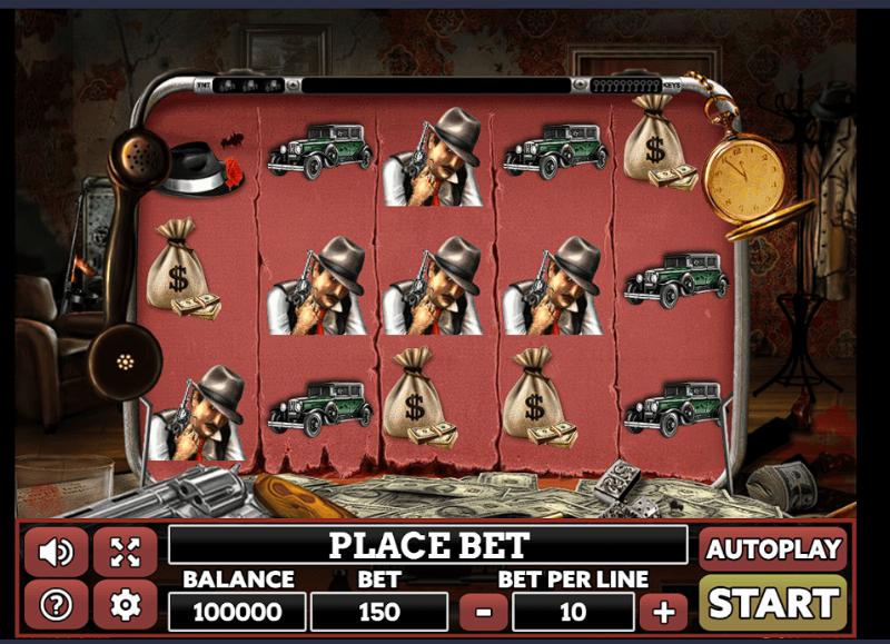 Gangster City slot game artwork