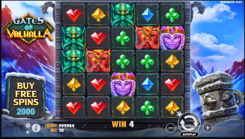 Gates Of Valhalla slot game artwork