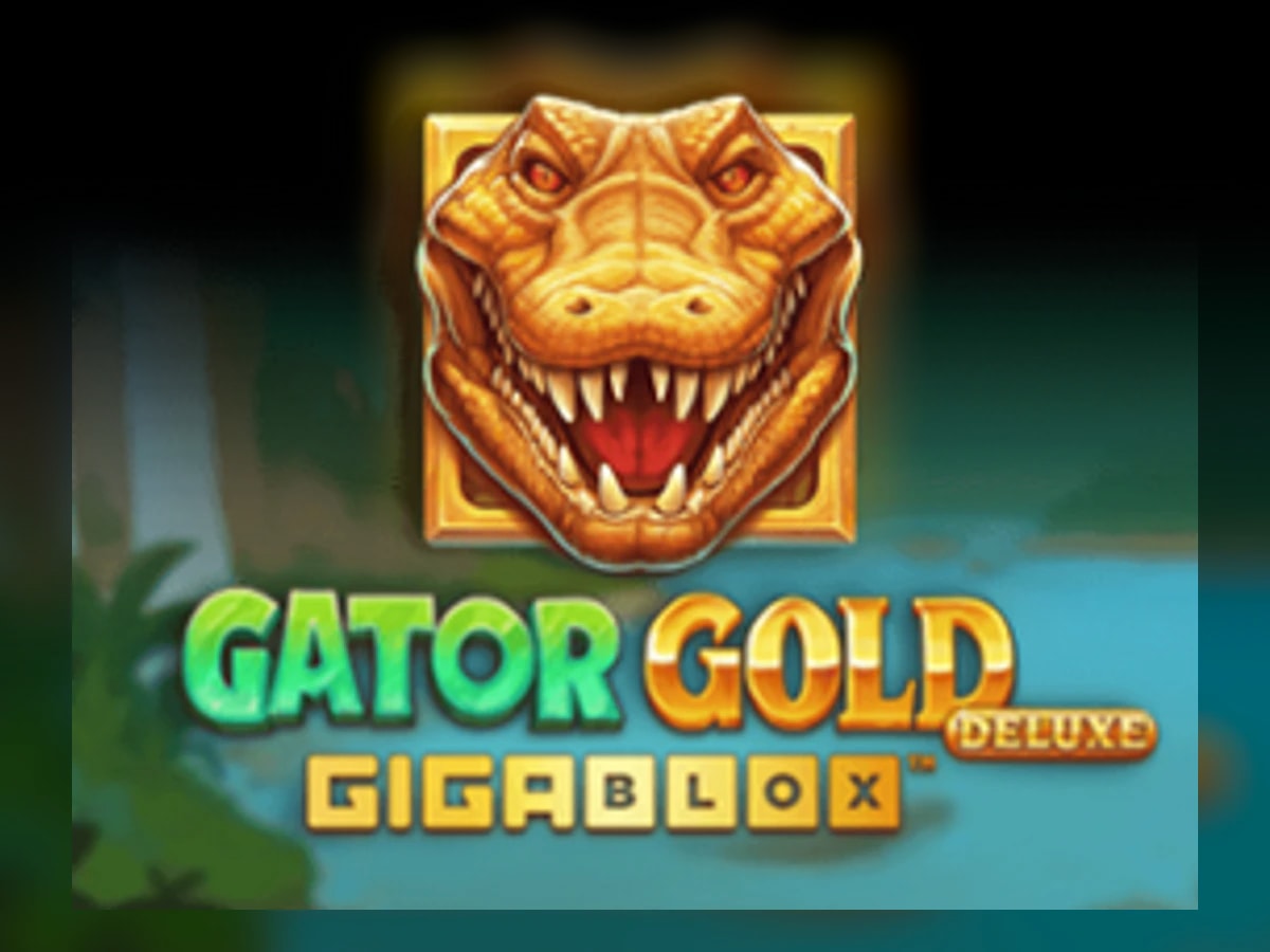 Gator Gold Gigablox Deluxe slot game artwork