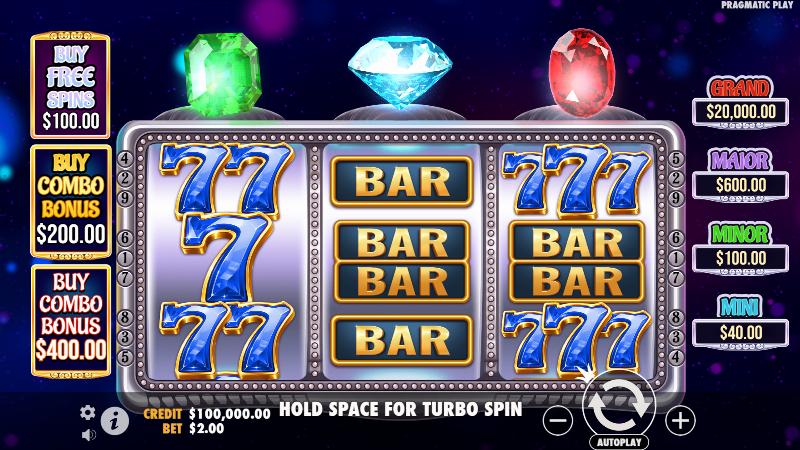 Gem Trio slot game artwork