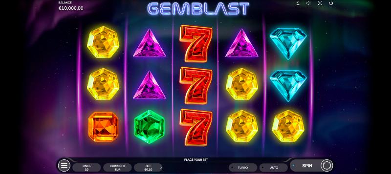 Gem Blast slot game artwork