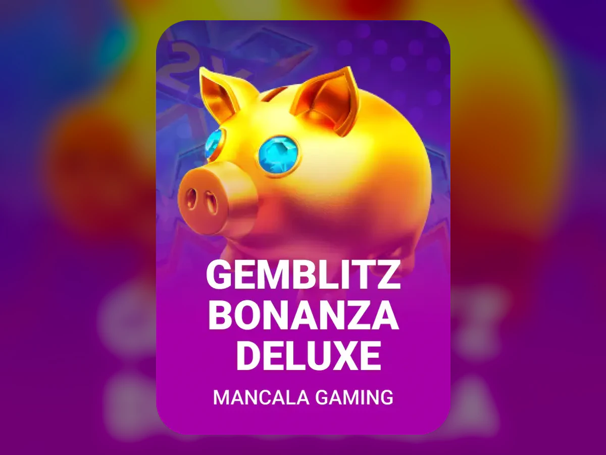 GemBlitz Bonanza Deluxe slot game artwork