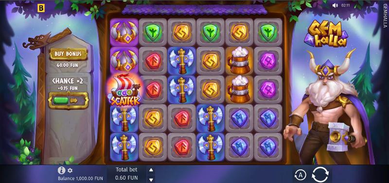Gemhalla slot game artwork