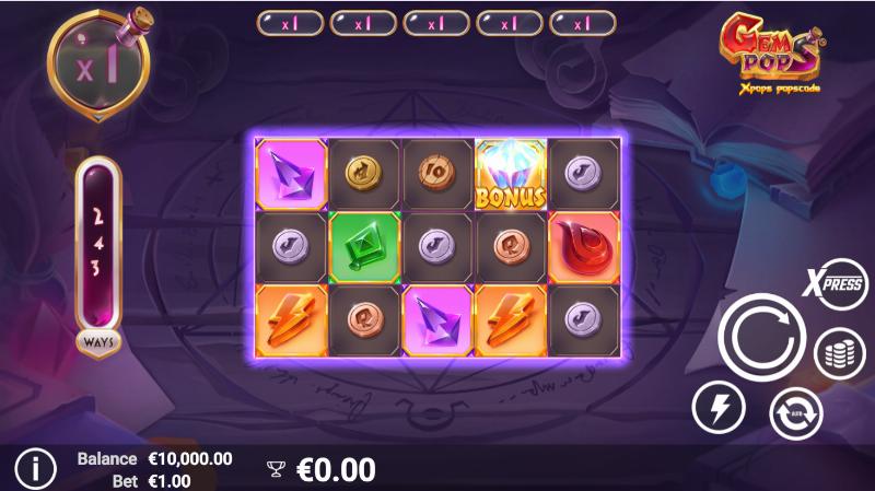 Gempops slot game artwork