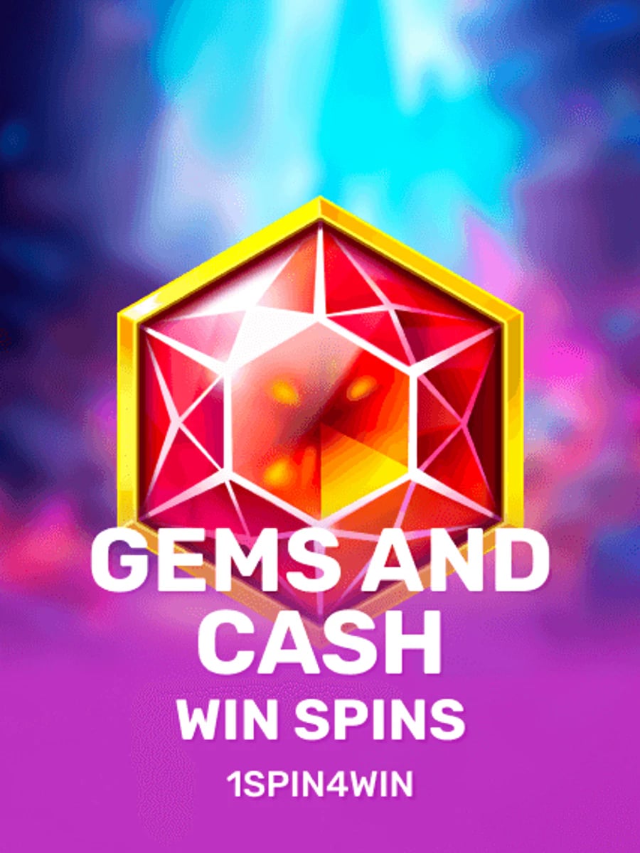 Gems and Cash Win Spins slot game artwork