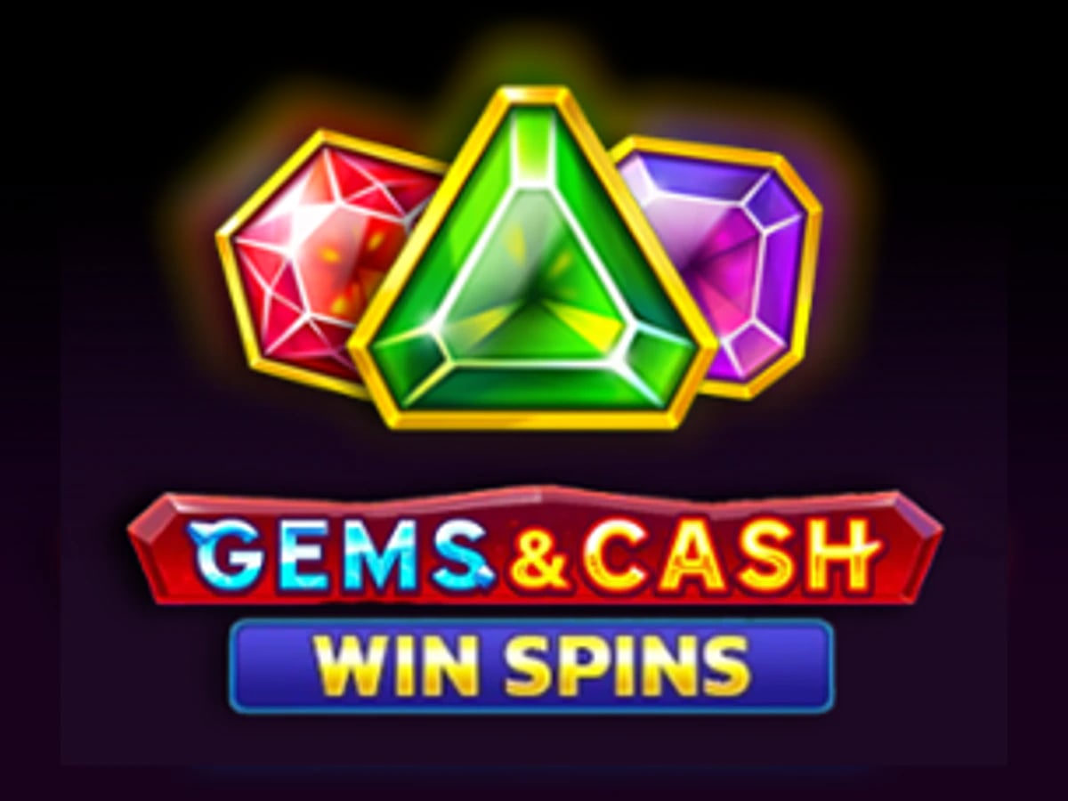 Gems and Cash Win Spins slot game artwork