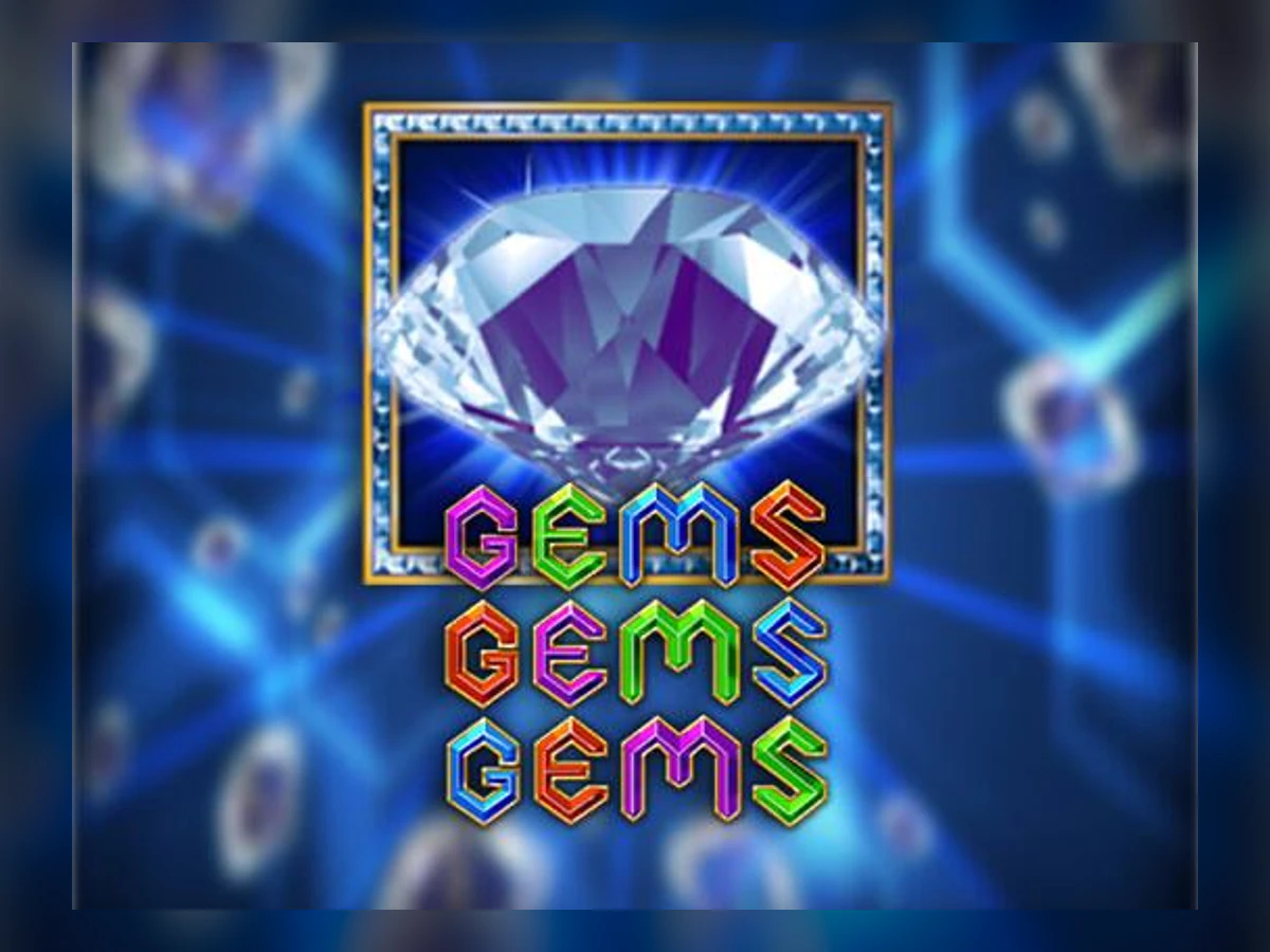 Gems Gems Gems slot game artwork