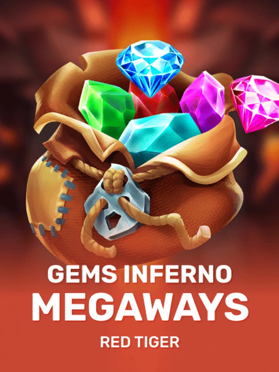 Gems Inferno Megaways slot game artwork