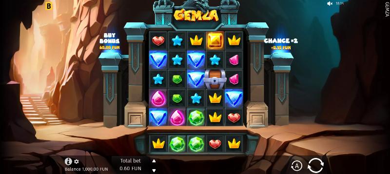 Gemza slot game artwork
