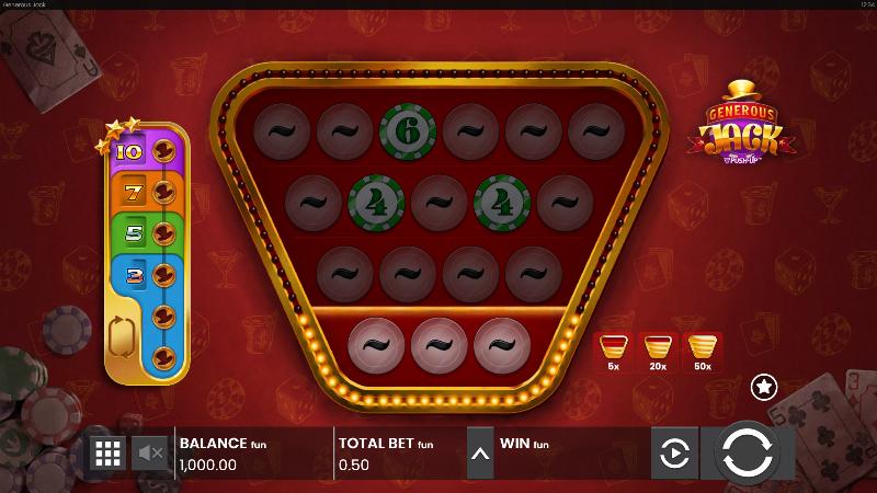 Generous Jack slot game artwork