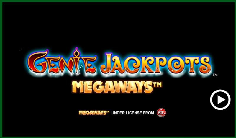 Genie Jackpots Megaways slot game artwork