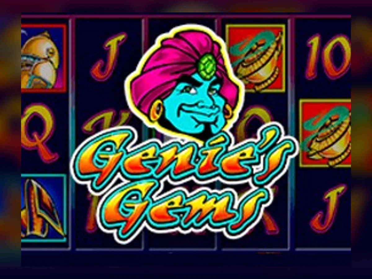 Genie's Gems slot game artwork