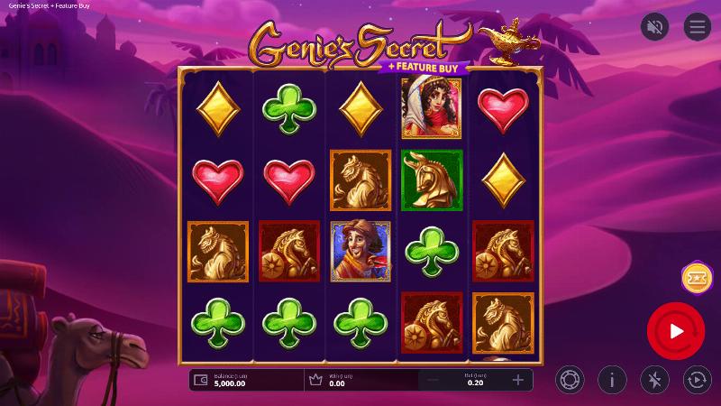 Genie’s Secret Feature Buy slot game artwork