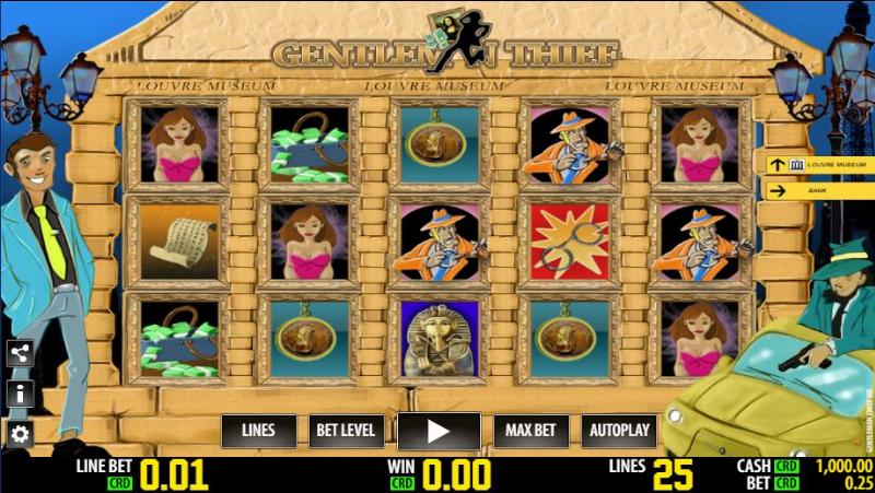 Gentleman Thief Hd slot game artwork