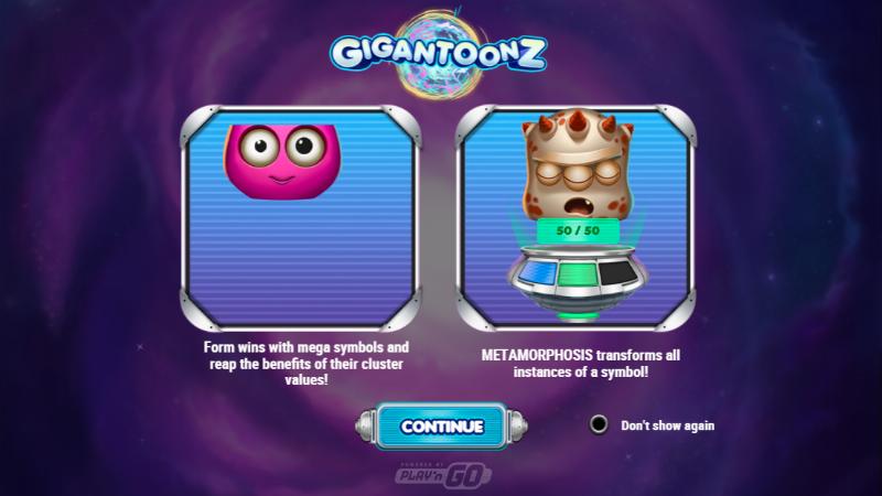 Gigantoonz slot game artwork