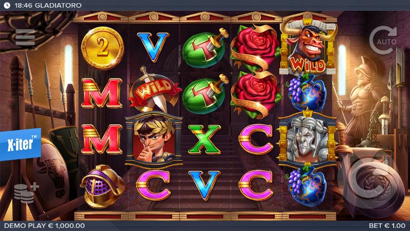 Gladiatoro slot game artwork