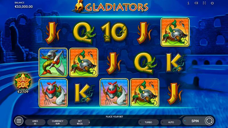 Gladiators slot game artwork