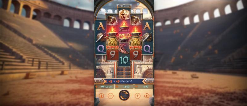 Gladiator’s Glory slot game artwork