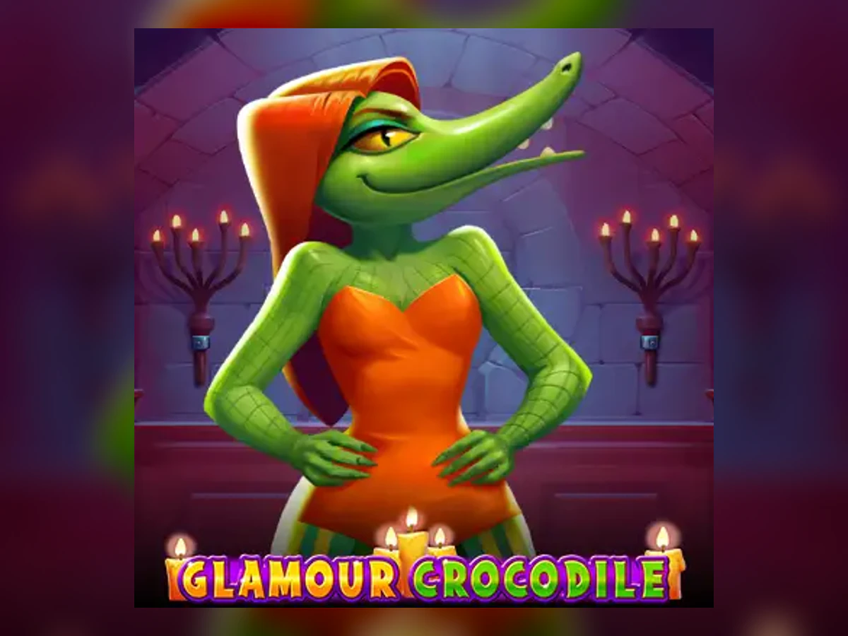 Glamour Crocodile slot game artwork