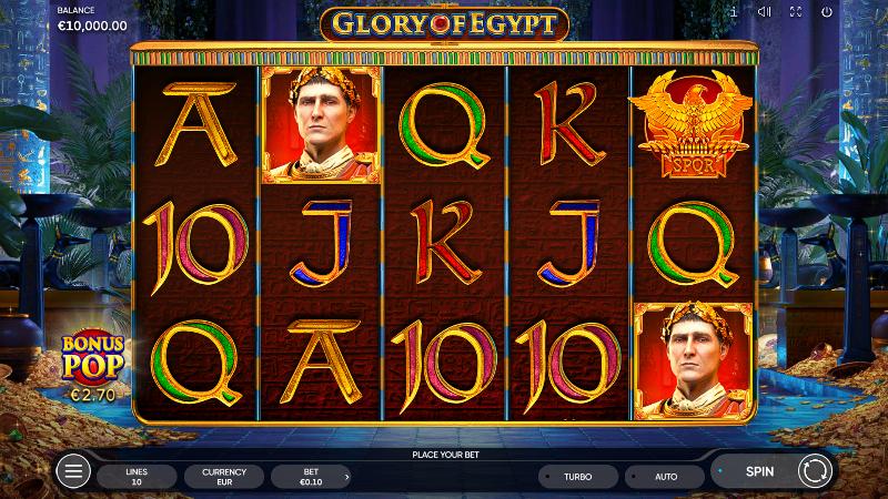 Glory Of Egypt slot game artwork