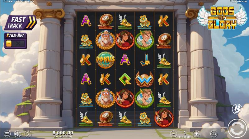 Gods Of Glory slot game artwork