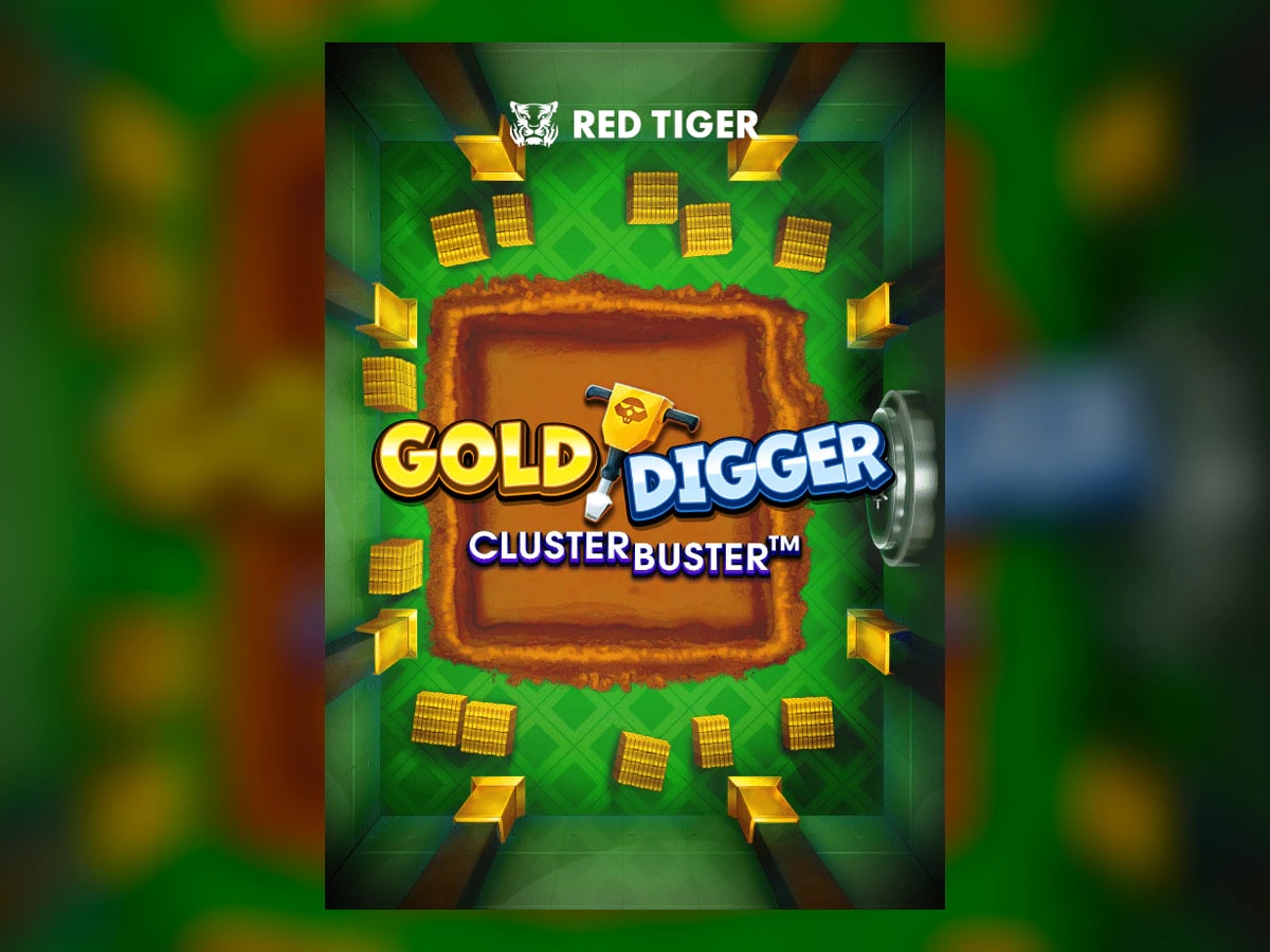 Gold Digger Clusterbuster™ slot game artwork