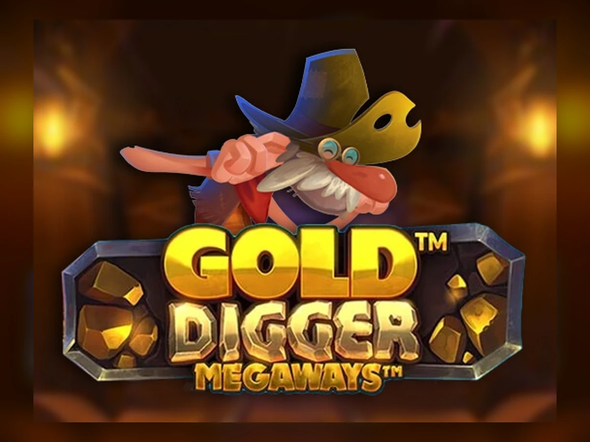 Gold Digger Megaways slot game artwork
