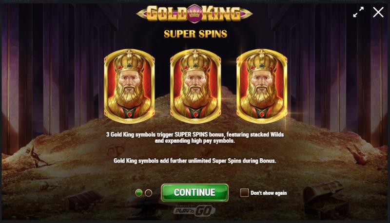 Gold King slot game artwork