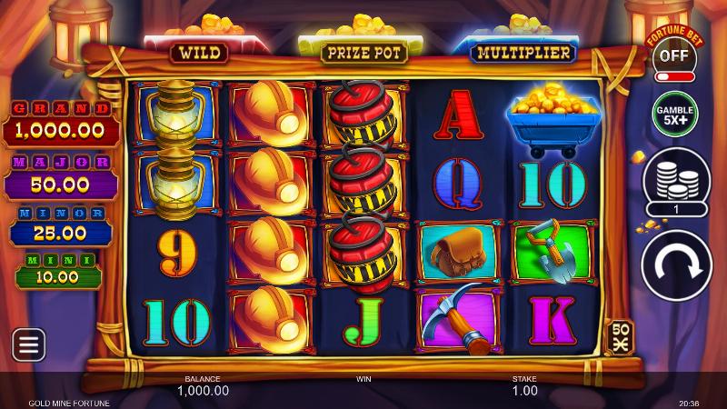 Gold Mine Fortune slot game artwork