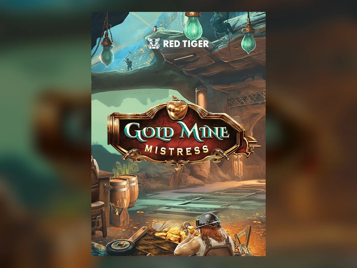 Gold Mine Mistress slot game artwork