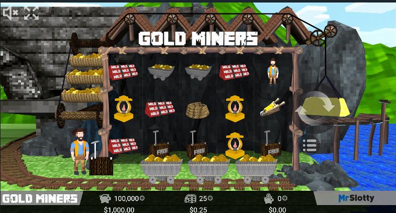 Gold Miners slot game artwork