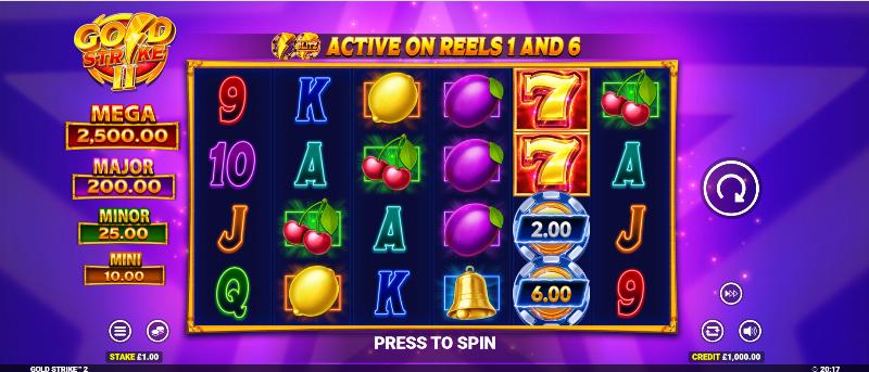 Gold Strike 2 slot game artwork