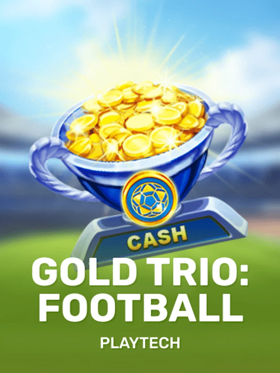 Gold Trio: Football! slot game artwork