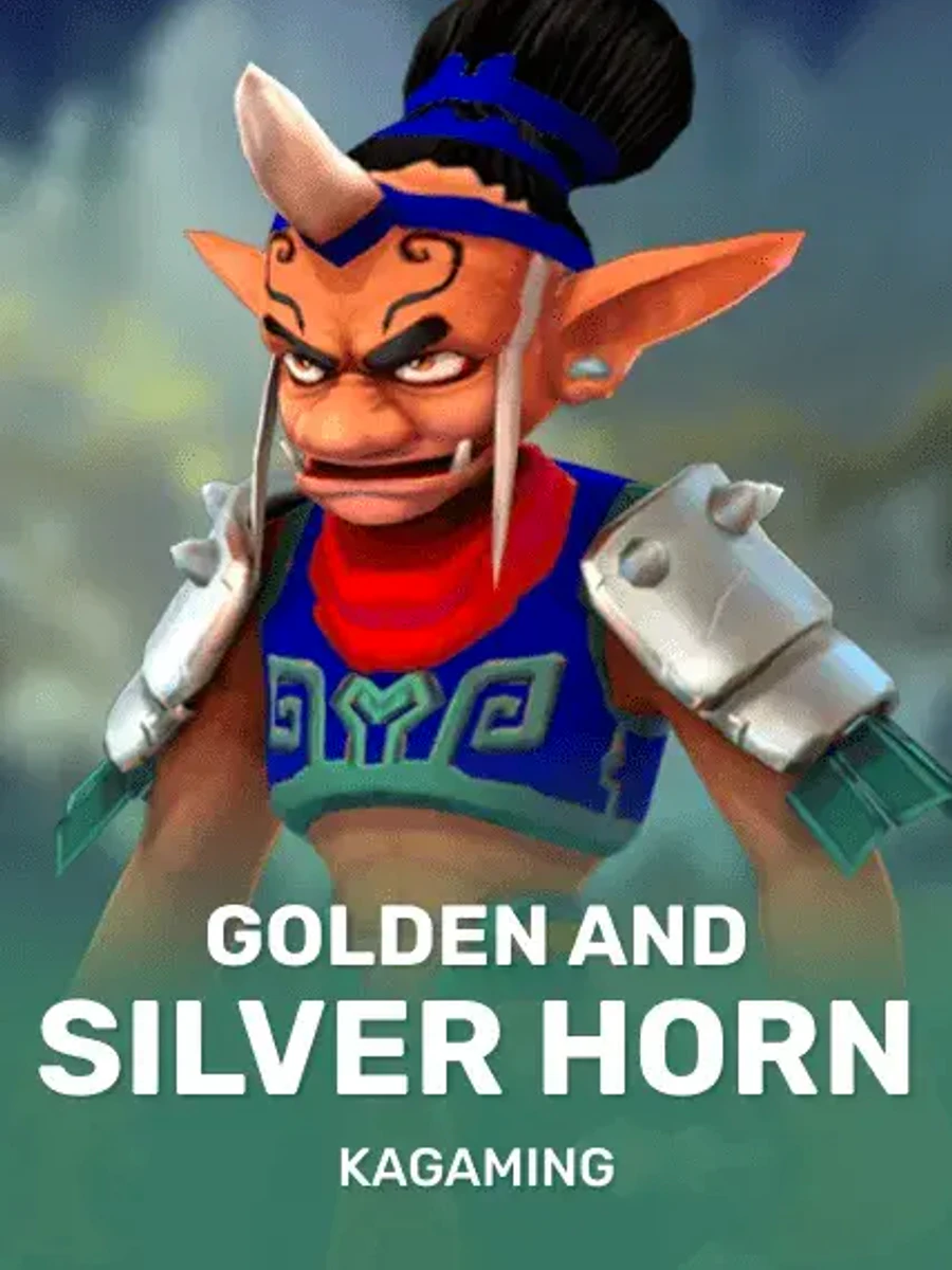 Golden and Silver Horn slot game artwork