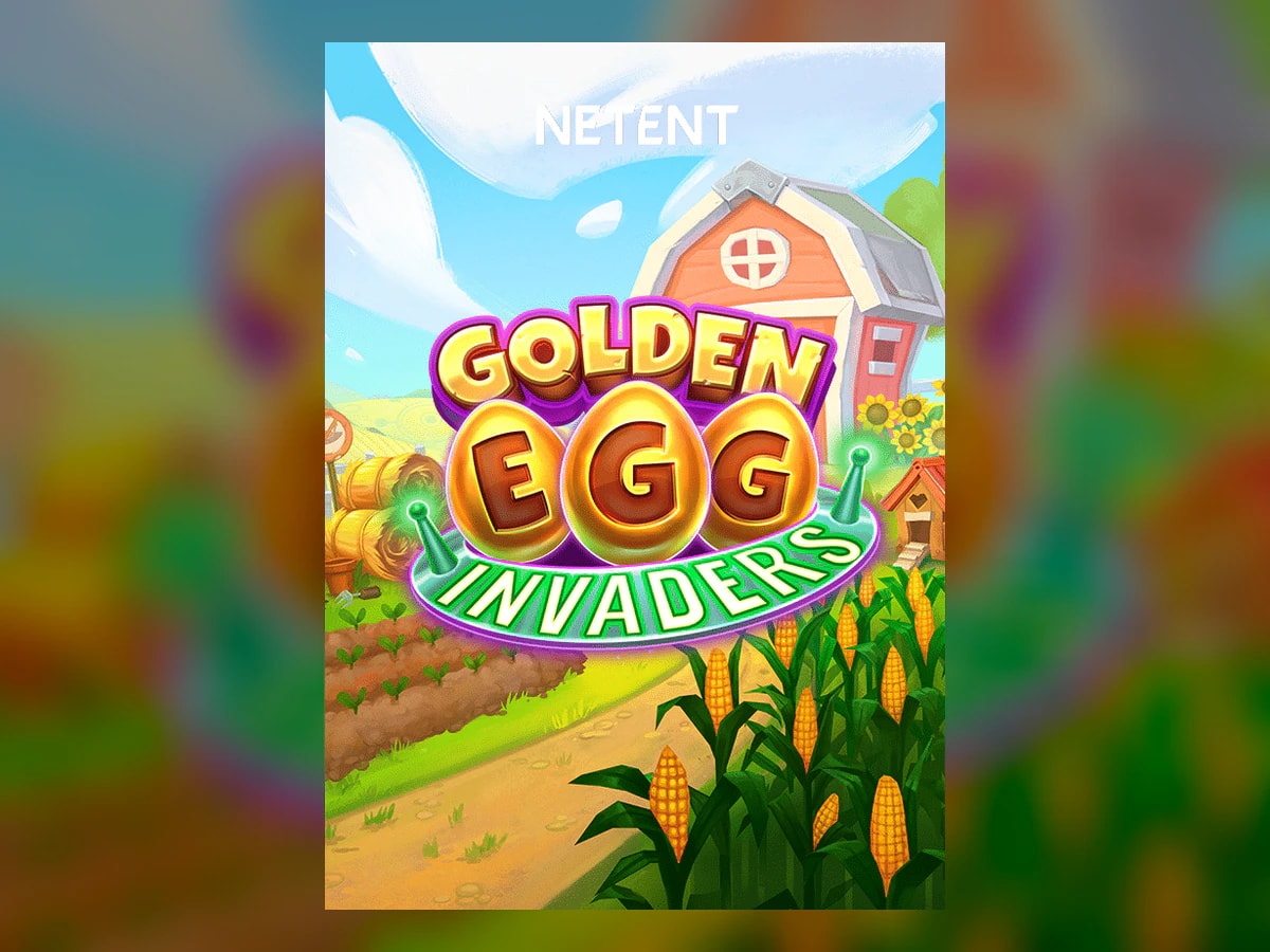 Golden Egg Invaders slot game artwork