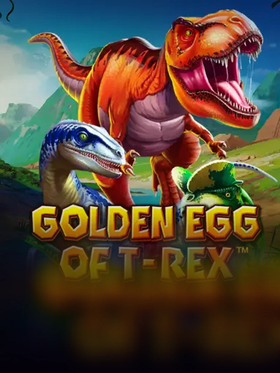 Golden Egg of T-Rex slot game artwork