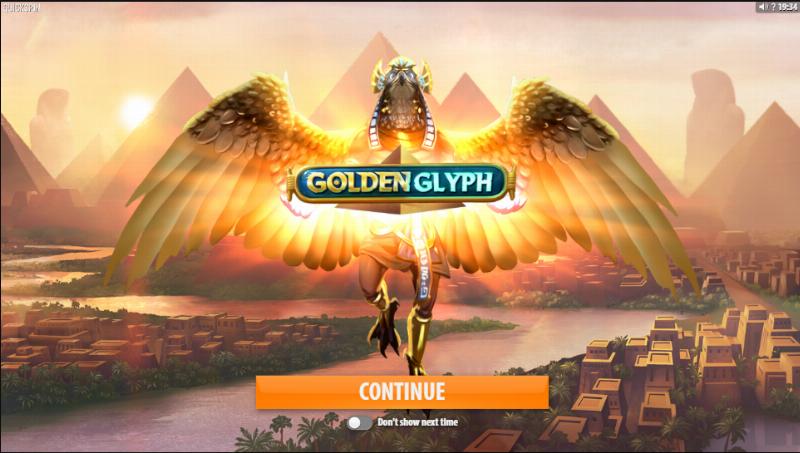 Golden Glyph slot game artwork