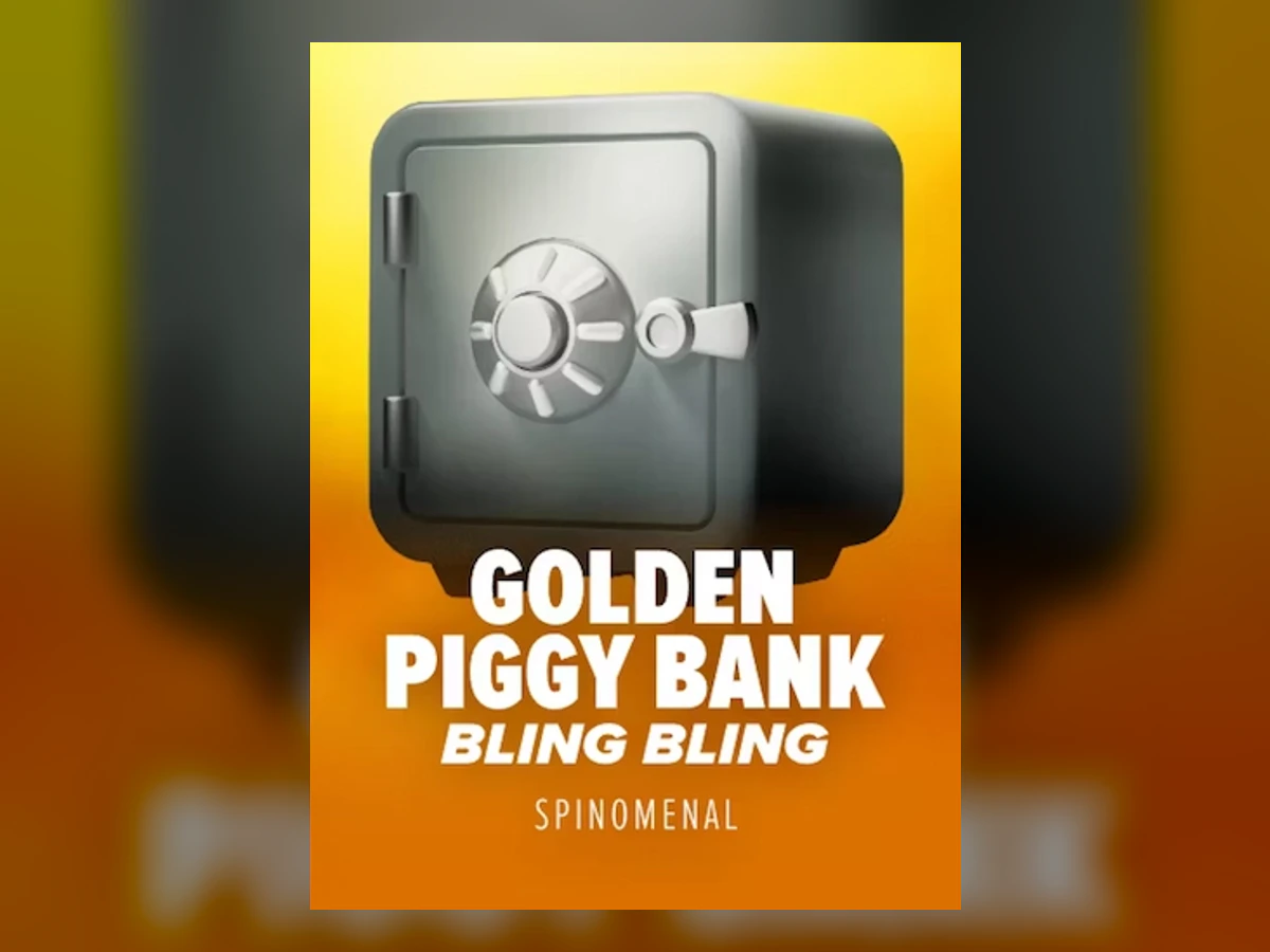 Golden Piggy Bank Bling Bling slot game artwork