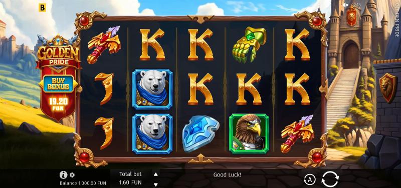 Golden Pride slot game artwork
