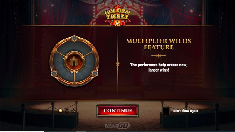 Golden Ticket 2 slot game artwork