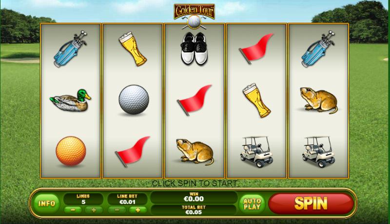 Golden Tour slot game artwork